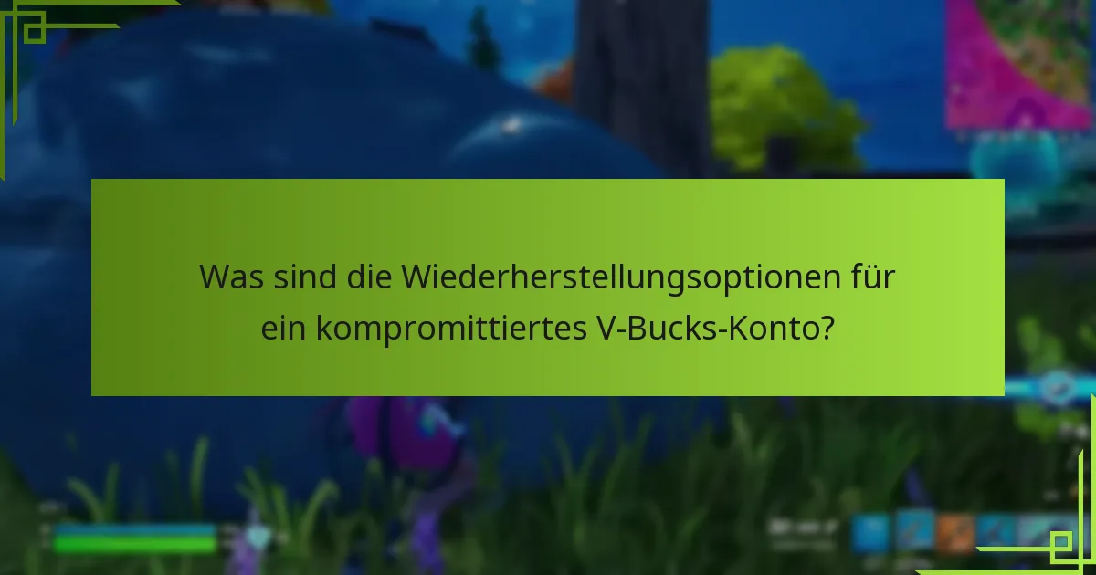 Wie kann ich mein V-Bucks-Konto schützen?